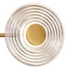 Possini Euro Design Chapman 33 1/2" Modern Semi Flush-Mount Ceiling Light Fixture Kitchen Foyer Hallway Sputnik 7-Light LED Warm Gold Finish Glass - 3 of 4