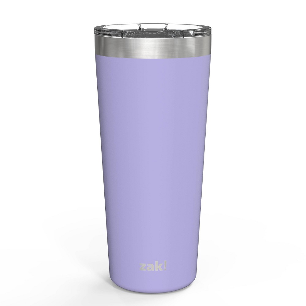 Zak! Designs 20oz Double Wall Stainless Steel Latah Tumbler - Violet x2