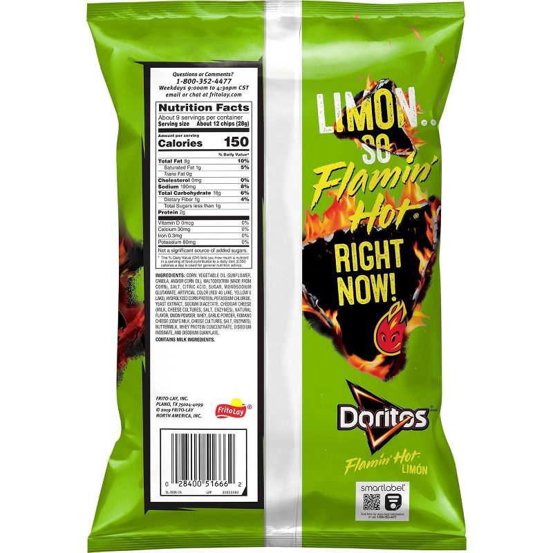 Doritos Flamin Hot Limon - 9.25oz, 3 of 5