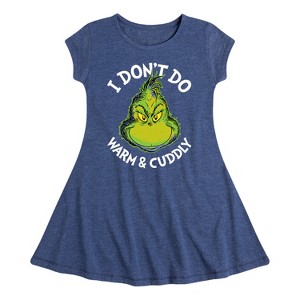 Girls' - Dr. Seuss -  Fit & Flair Cap Sleeve Dress - 1 of 3