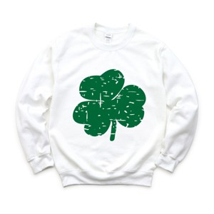 Simply Sage Market Grunge Clover Sweatshirt - 1 of 4