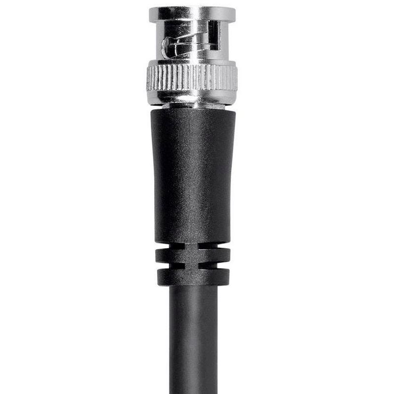 Monoprice HD-SDI RG6 BNC Cable - 0.5 Feet - Black | For Use In HD-Serial Digital Video Transfer, Mobile Apps, HDTV Upgrades, Broadband Facilities -, 5 of 6