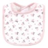Hudson Baby Infant Girl Cotton Bib and Headband Set 5pk, Partea Time, One Size - 2 of 4
