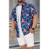 HAPPY BAY Mens Hawaiian Shirts Short Sleeve Button Down Shirt Men's Hawaii Shirts Boho Holiday Casual Summer Beach Shirts for Men Funny - 3 of 4