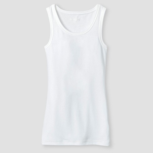 Girls' Tank Top - & White L : Target