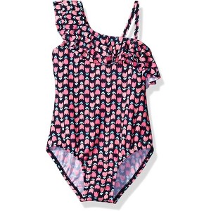 OshKosh B'Gosh Infant/Little Girls' Tulip One Shoulder One Piece Swimsuits - 1 of 3