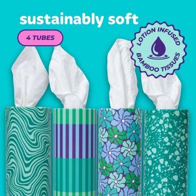Bim Bam Boo Bamboo Tubular Lotion Facial Tissue - 4pk/40ct