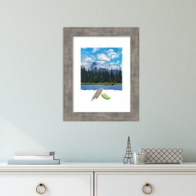 11x14 Marred Pewter Wood Wall Picture Frame