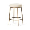 Maven Lane Stella Backless Fabric Counter Height Bar Stool - 2 of 4