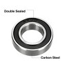 Unique BargainsDeep Groove Ball Bearing 6800-2RS Double Sealed Carbon Steel Bearings 8 Pcs - 2 of 4