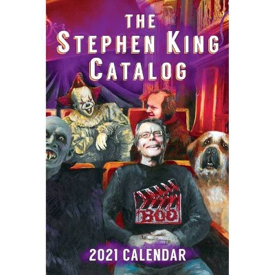 2021 Stephen King Catalog Desktop Calendar - by  Dave Hinchberger (Hardcover)