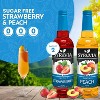 Syruvia Sugar Free Coffee Flavors Variety Pack: Peach & Strawberry 25.4 fl oz Syrup - 2 of 4