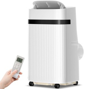 Kismile 12000 ASHRAE BTU/8,000 BTU DOE 120-Volt Vented Medium Room Portable Air Conditioner Remote Included - 1 of 4