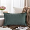 REGALWOVEN Striped Corduroy Decorative Throw Pillow Covers for Couch Bed Sofa Home Decor 2 Pcs - 2 of 4