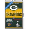Trends International NFL Green Bay Packers - Champions 23 Framed Wall Poster Prints - 3 of 4