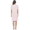 Casual Nights Women's Super Soft Yummy Nightshirt, Short Sleeve Nightgown, Night Dress with Fun Prints & Patterns - 4 of 4