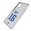 NFL Detroit Lions Players Game Tactic Clear Cell Phone Case for Samsung Galaxy - 2 of 4