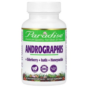 Paradise Herbs Andrographis, 60 Vegetarian Capsules - 1 of 3