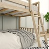 Max & Lily Scandinavian Twin over Twin Bunk Bed For Kids, Wood Bunk Beds with Ladder - 4 of 4