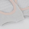 Anna-Kaci Women's Open Toe Yoga Socks with Anti-Slip Grip Sole Breathable Fabric for Barre and Pilates 2-Pack - 4 of 4