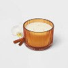 2 Wick Ribbed Glass Candle 13oz - Threshold™ - 3 of 4