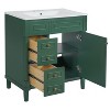 YOOCOZZ 30" Freestanding Bathroom Vanity with Sink,Soft-Closing Door and 2 Drawers - 4 of 4