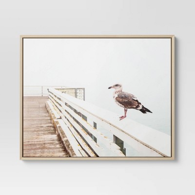 24" x 30" Seagull Framed Wall Art - Threshold™