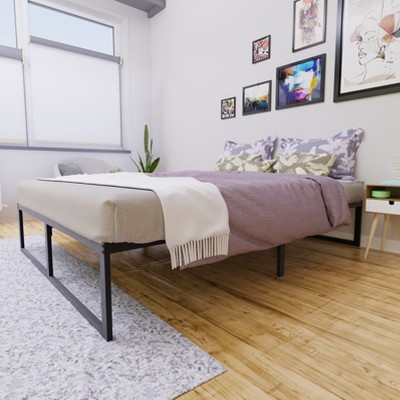 NapQueen Alpha Metal Platform Bed Frame 14" Height