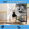 Musment Storage Shelf Rack, Heavy Duty Metal Shelf , Foldable Storage Shelving Unit - 3 of 4