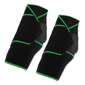 Unique Bargains Ankle Compression Sleeve Socks Foot Ankle Brace for Men Women Achilles Tendon - 1 of 4