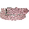 CTM Girls' Metallic Braided Belt - 3 of 4