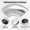 Unique Bargains 90 Degree Exhaust Elbow Pipe for Car Modified Exhaust System - 4 of 4