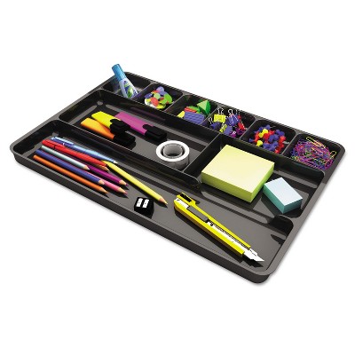 UNIVERSAL Recycled Drawer Organizer Nine Compartments Plastic 14 x 9 x 1 1/8 08120