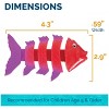 SwimWays Fish Styx Kids Fish-Shaped Pool Diving Toys 3-Pack with Soft Flexible Colorful Dive Fish for Underwater Skill Building Pool Party Play - 4 of 4