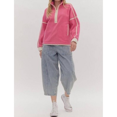Women's Bright Lights Fleece Pullover - entro
