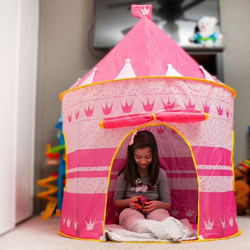 Ningbo Zhongying Leisure Products Pink Fantasy Castle Play Tent | 54 x 41 Inches, 2 of 8
