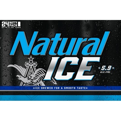 Natural Ice Beer - 24pk/12 fl oz Cans