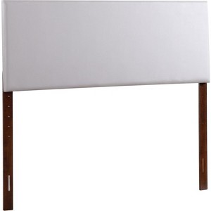Glory Furniture Nova Faux Leather Upholstered Queen Headboard in Light Gray - 1 of 4