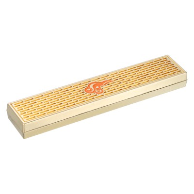 Unique Bargains Zinc Alloy Textured Surface Lightweight Portable Incense Holder