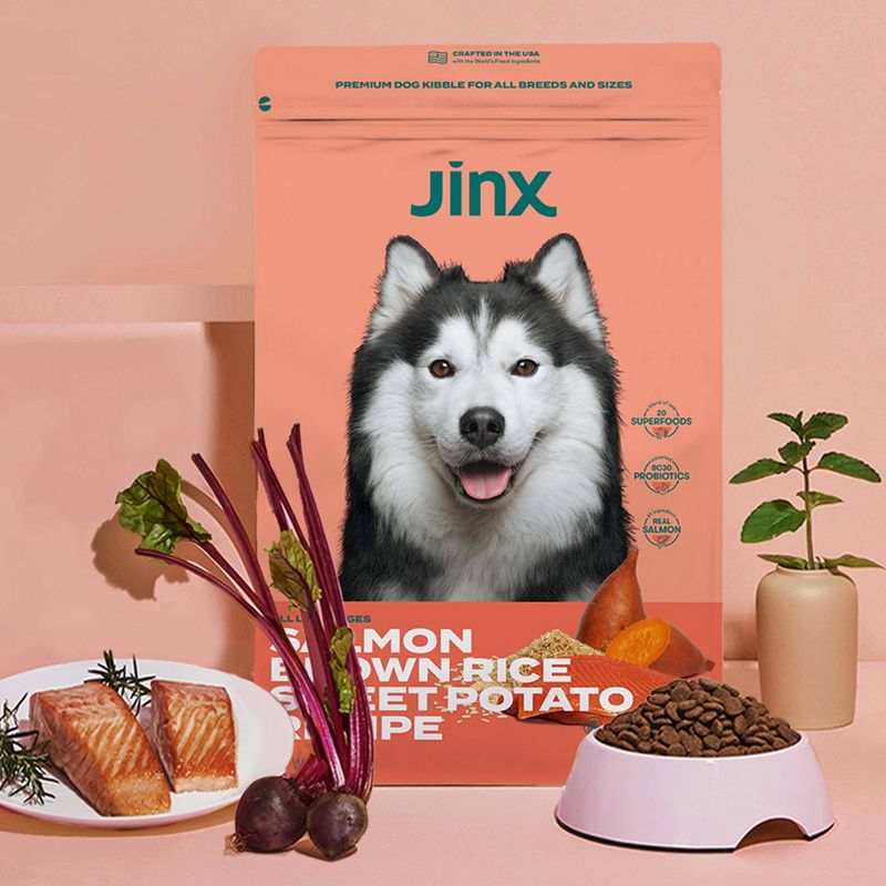 Jinx Dry Dog Food with Salmon, Brown Rice & Sweet Potato, 5 of 6