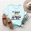 Simply Sage Market Women's Stay Wild Buffalo Short Sleeve Graphic Tee - 3 of 4
