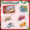 Aoibox Advent Calendar 2025 24 Piece Alloy Car Toy Set for Kids Christmas Countdown Calendar Gift for Boys Girls Ages 3 and Up - 4 of 4