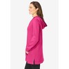 Woman Within Plus Size V-Neck Hoodie Sweatshirt - 4 of 4