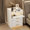 Vlsrka 3 Drawer Nightstand With Light - 2 of 4