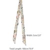 Elerevyo Women's Floral Chiffon Lightweight Skinny Neck Scarf Neckerchief - 3 of 4