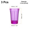 Unique Bargains Polystyrene Ombre Cocktail Spirits Shot Glasses Drinkware 1.2oz 3 Pcs - 2 of 4