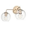 Millennium Lighting 2 - Light Vanity in  Modern Gold - 2 of 4