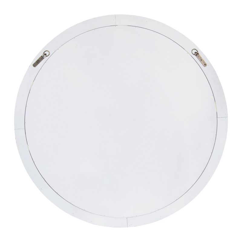 35.5&#34; Holland Overlayed Round Wall Mirror White - Kate and Laurel, 5 of 9