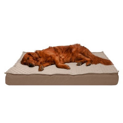 FurHaven Quilt Top Convertible Indoor-Outdoor Deluxe Orthopedic Pet Bed Mat