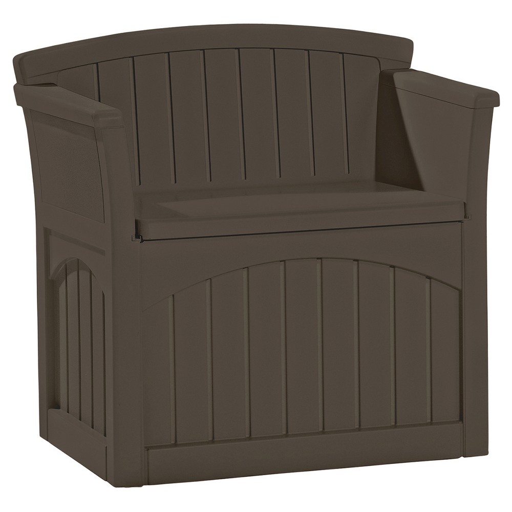 Photos - Garden Furniture Suncast Resin Storage Patio Seat 31 Gallon Java - Brown  